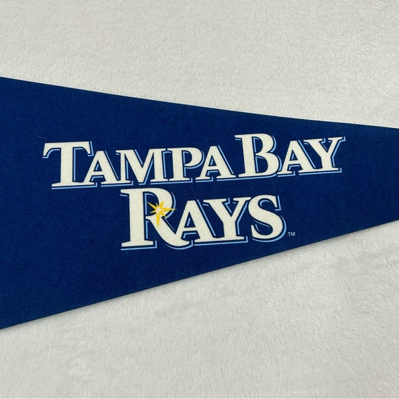 Tampa Bay Rays MLB Baseball WinCraft Classic Felt Pennant Banner Flag 30x12 - Picture 4 of 6